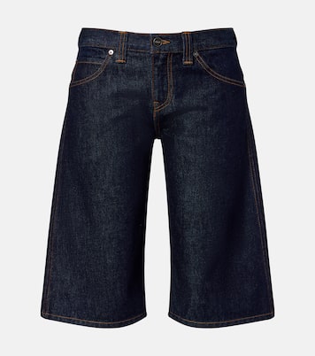 Kinga denim Bermuda shorts | Khaite