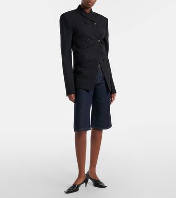Kinga denim Bermuda shorts | Khaite