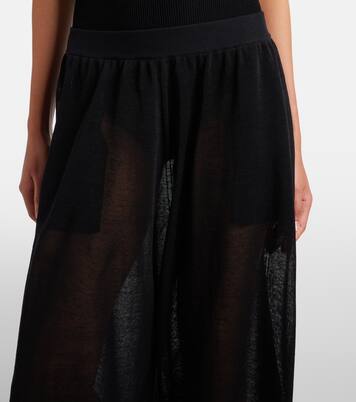 Hose aus Leinen und Seide | Alaïa