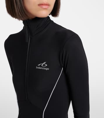 Logo zip-up bodysuit | Balenciaga