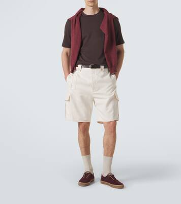 Logo cotton jersey T-shirt | Brunello Cucinelli