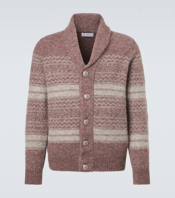 Alpaca, cashmere, and wool-blend cardigan | Brunello Cucinelli