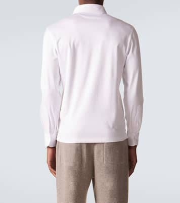 Cotton jersey polo shirt | Brunello Cucinelli
