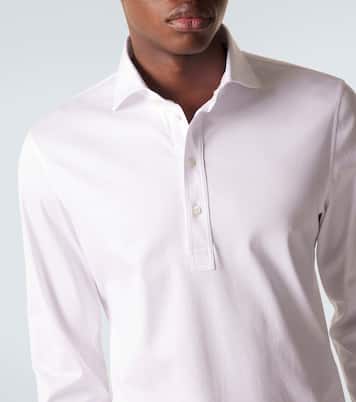 Cotton jersey polo shirt | Brunello Cucinelli