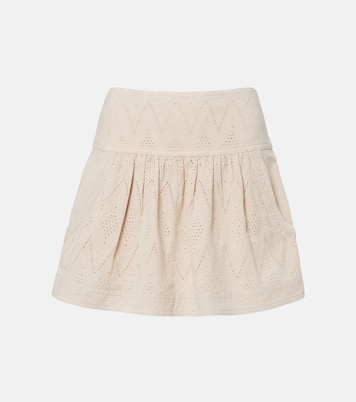 Kelise broderie anglaise cotton miniskirt | Marant Etoile