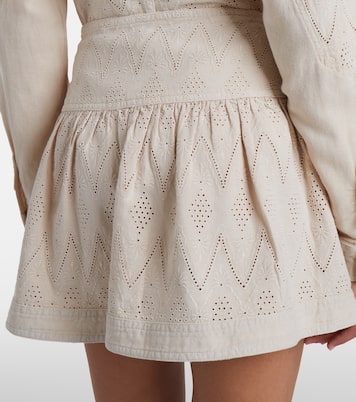Kelise broderie anglaise cotton miniskirt | Marant Etoile