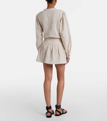 Kelise broderie anglaise cotton miniskirt | Marant Etoile