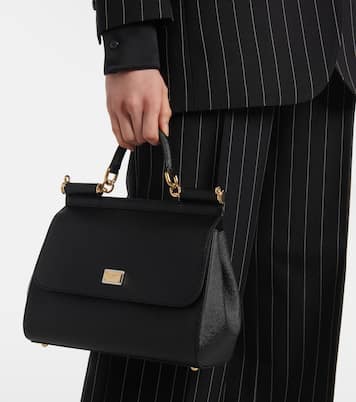 Sicily 미디엄 레더 숄더 백 | Dolce&Gabbana