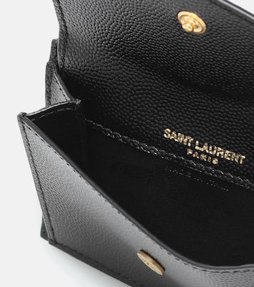 Uptown leather card case | Saint Laurent