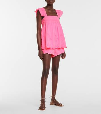 Top brodé en coton | Juliet Dunn