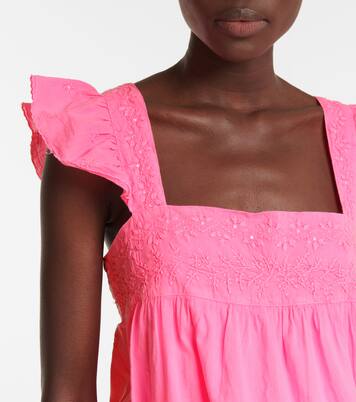 Top brodé en coton | Juliet Dunn