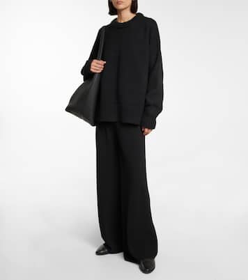 Pantaloni Gala in cady a gamba larga | The Row