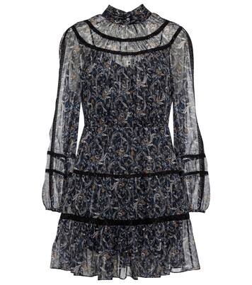 Robe Rahla en soie mélangée | Veronica Beard