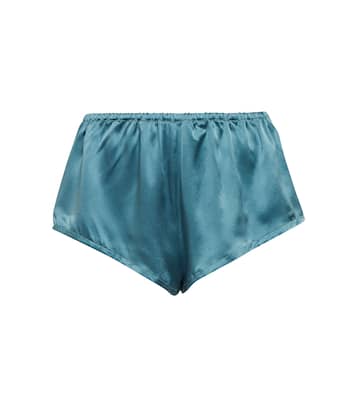 Pyjama-Shorts Venice aus Seidensatin | Asceno