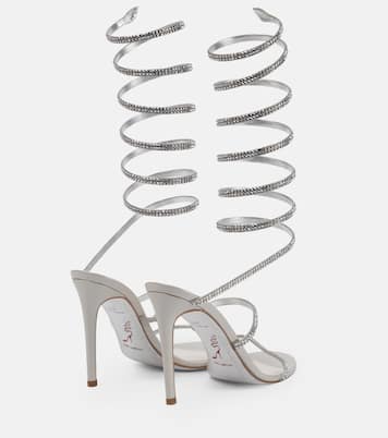 Verzierte Sandalen Supercleo aus Leder | Rene Caovilla