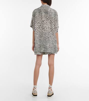 Chemise en soie à fleurs | Stella McCartney