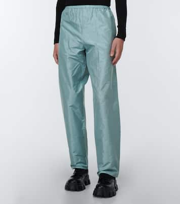 Pantalon ample en soie | Prada