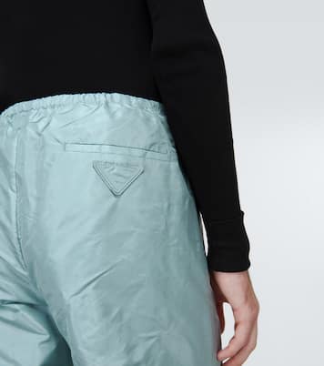 Pantalon ample en soie | Prada