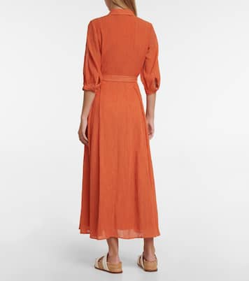 Robe chemise Andy en coton et soie | Gabriela Hearst