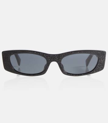 Embellished rectangular sunglasses | Celine Eyewear