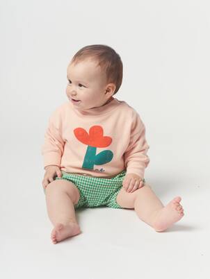 Baby Sea Flower cotton sweatshirt | Bobo Choses