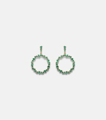 Boucles d'oreilles en or 18 ct et émeraudes | Suzanne Kalan