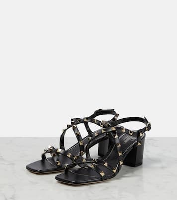 Sandalen Rockstud aus Leder | Valentino Garavani