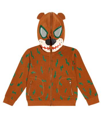 Kapuzenjacke aus Baumwoll-Jersey | Stella McCartney Kids