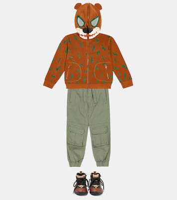 Kapuzenjacke aus Baumwoll-Jersey | Stella McCartney Kids
