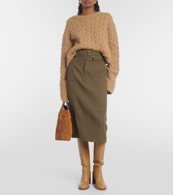 Midirock aus Schurwolle | Tod's