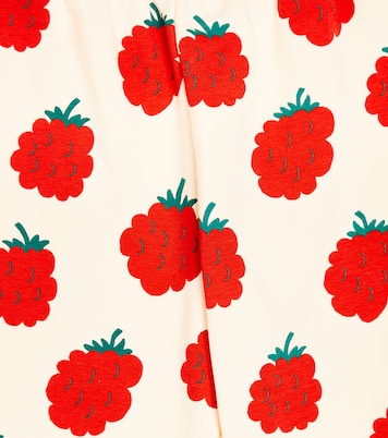 Raspberries cotton jersey sweatpants | Tinycottons