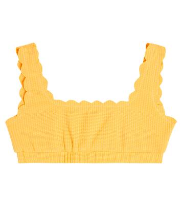 Palm Springs Laser Cut bikini top | Marysia Bumby