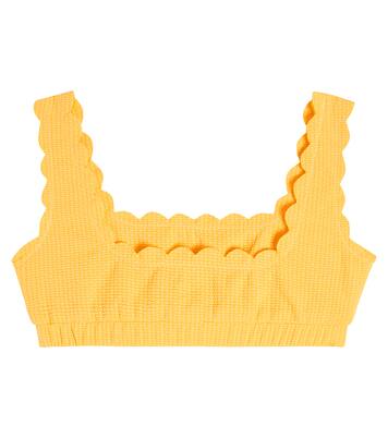 Palm Springs Laser Cut bikini top | Marysia Bumby