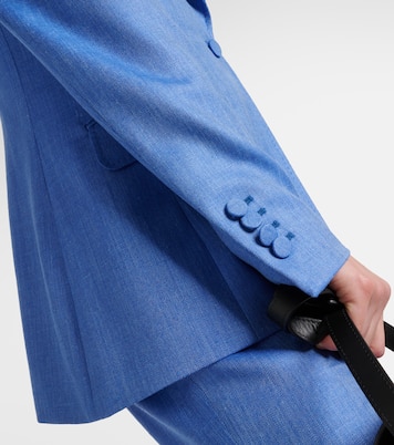 Blazer Leiva in lana, seta e lino | Gabriela Hearst