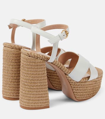 Plateausandalen aus Leder | Gianvito Rossi