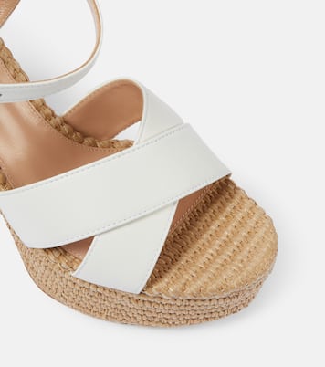 Plateausandalen aus Leder | Gianvito Rossi