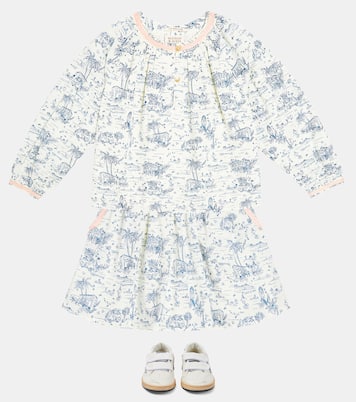 Sneakers Ball Star aus Leder mit Glitter | Golden Goose Kids