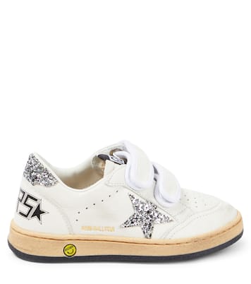 Sneakers Ball Star aus Leder mit Glitter | Golden Goose Kids