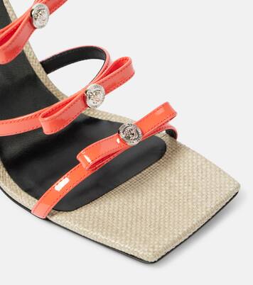 Gianni Ribbon 95皮革凉鞋 | Versace