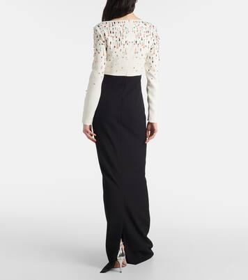 Robe longue Racha brodée | Safiyaa