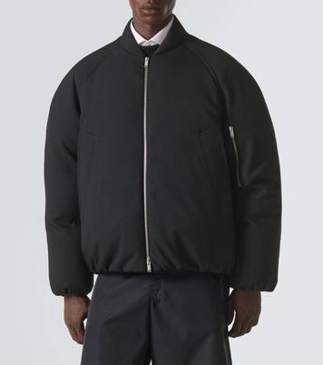 Oversize-Daunenjacke aus Gabardine | Jil Sander