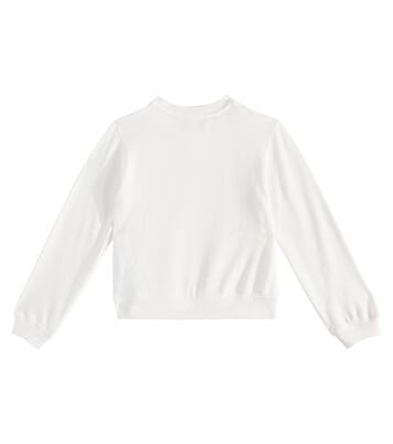 Printed cotton-blend sweatshirt | Moschino Kids