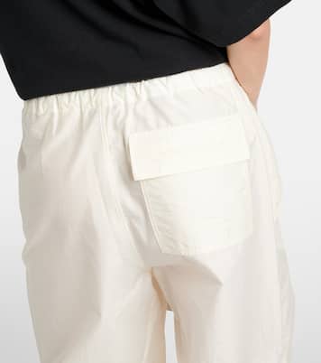 Mid-rise cotton-blend wide-leg pants | Acne Studios