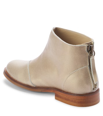 Giara metallic leather ankle boots | Bonpoint