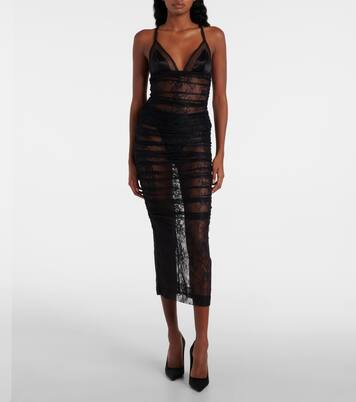 Robe midi en dentelle | Dolce&Gabbana