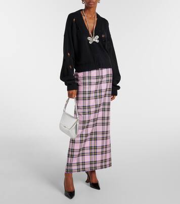 Verzierter Cardigan aus Baumwolle und Kaschmir | Area