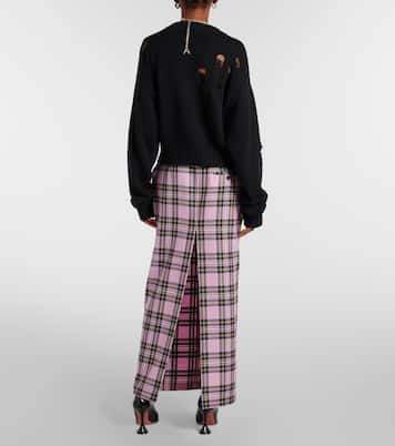 Verzierter Cardigan aus Baumwolle und Kaschmir | Area