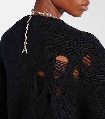 Verzierter Cardigan aus Baumwolle und Kaschmir | Area