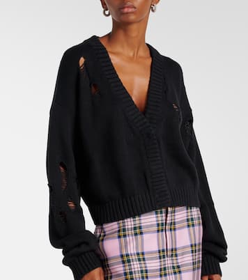 Verzierter Cardigan aus Baumwolle und Kaschmir | Area