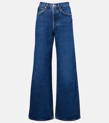 High-Rise Wide-Leg Jeans Dame Jean No Cuff | Agolde